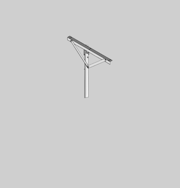 Angle Iron Cross Arm & Braces